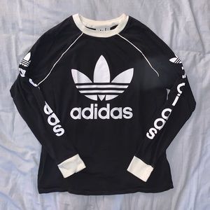 Adidas Retro Style Long Sleeved Top